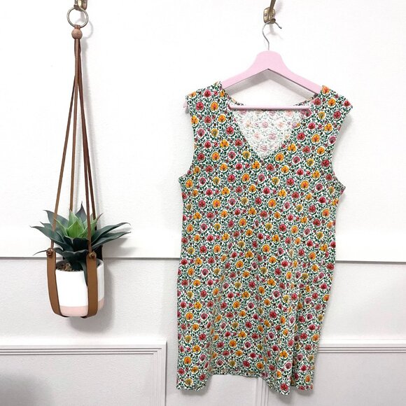 Boden Sleeveless Jersey Shift Dress in Enchanting Bloom Size 6 D0616 - Picture 6 of 6